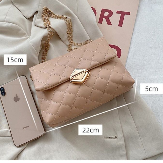 チェーン バッグ キルティング チェーン ショルダーバッグ 斜め掛け 上品 6色展開