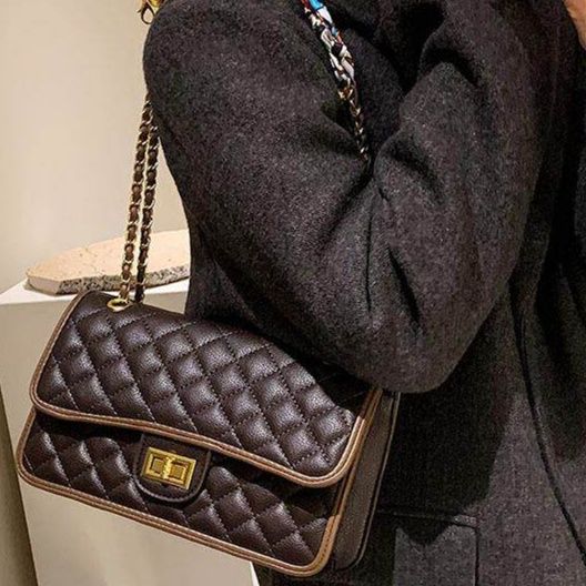 チェーン バッグ キルティング加工チェーンショルダーバッグ