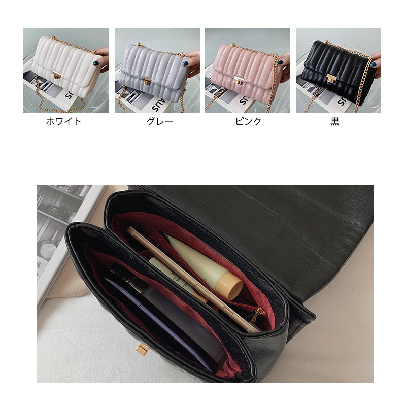 チェーン バッグ 女性用キルティングチェーンバッグ上品ミニショルダー
