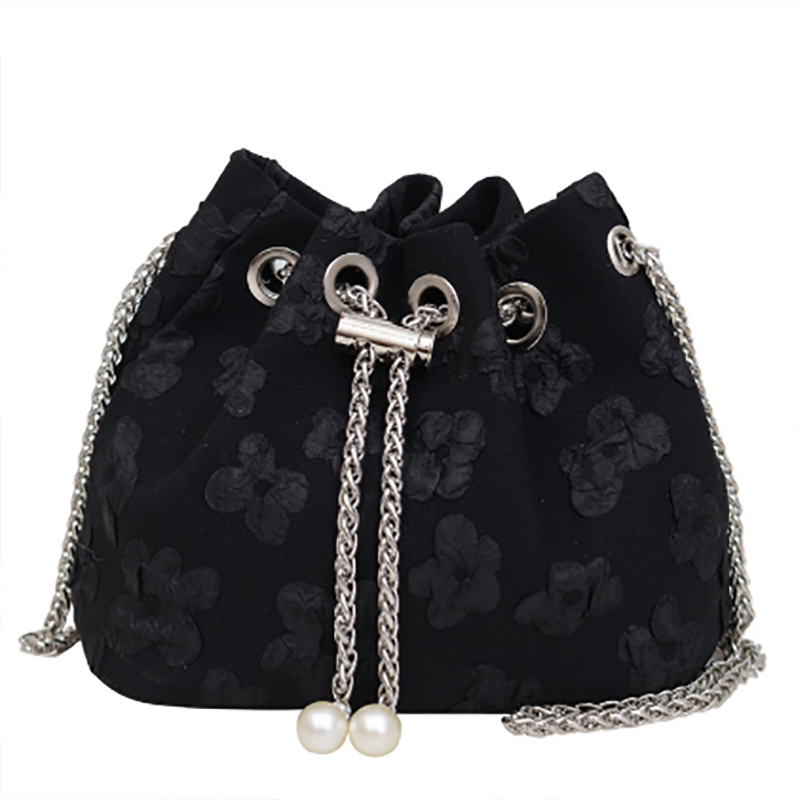 チェーン バッグ 花柄巾着チェーンバッグ 肩掛けショルダー
