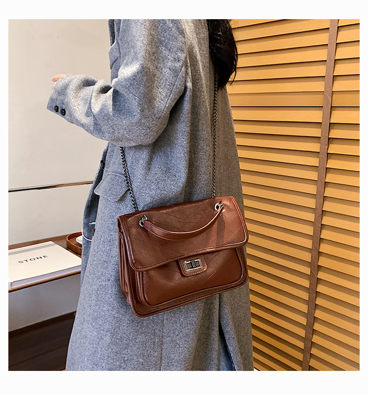 チェーン バッグ 菱形模様キルティングショルダー
