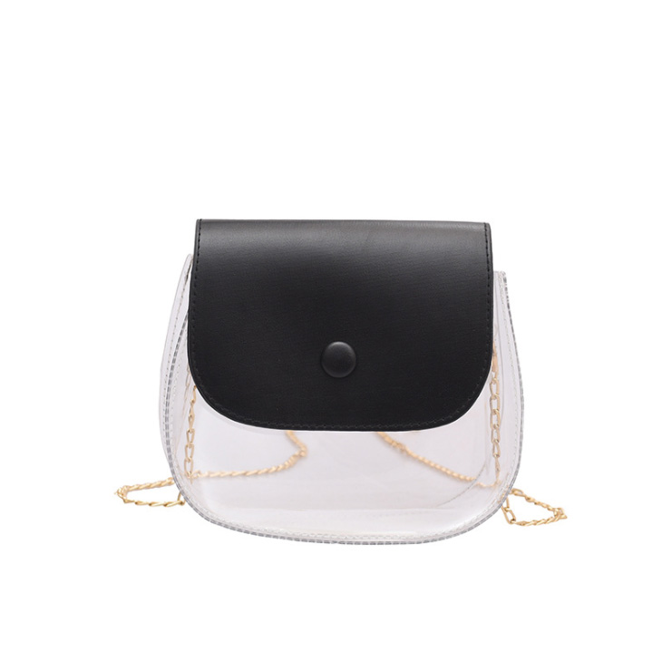 チェーン バッグ 透明クリア素材ショルダーバッグ