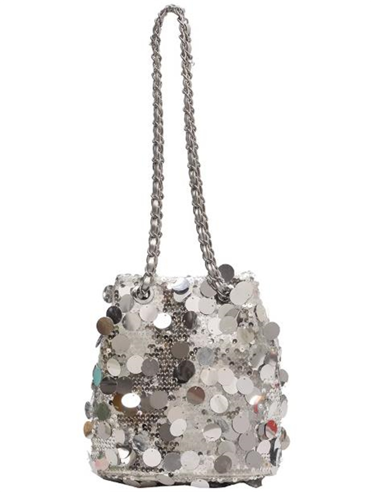 チェーン バッグ 高見えスパンコール装飾チェーンショルダーバッグ