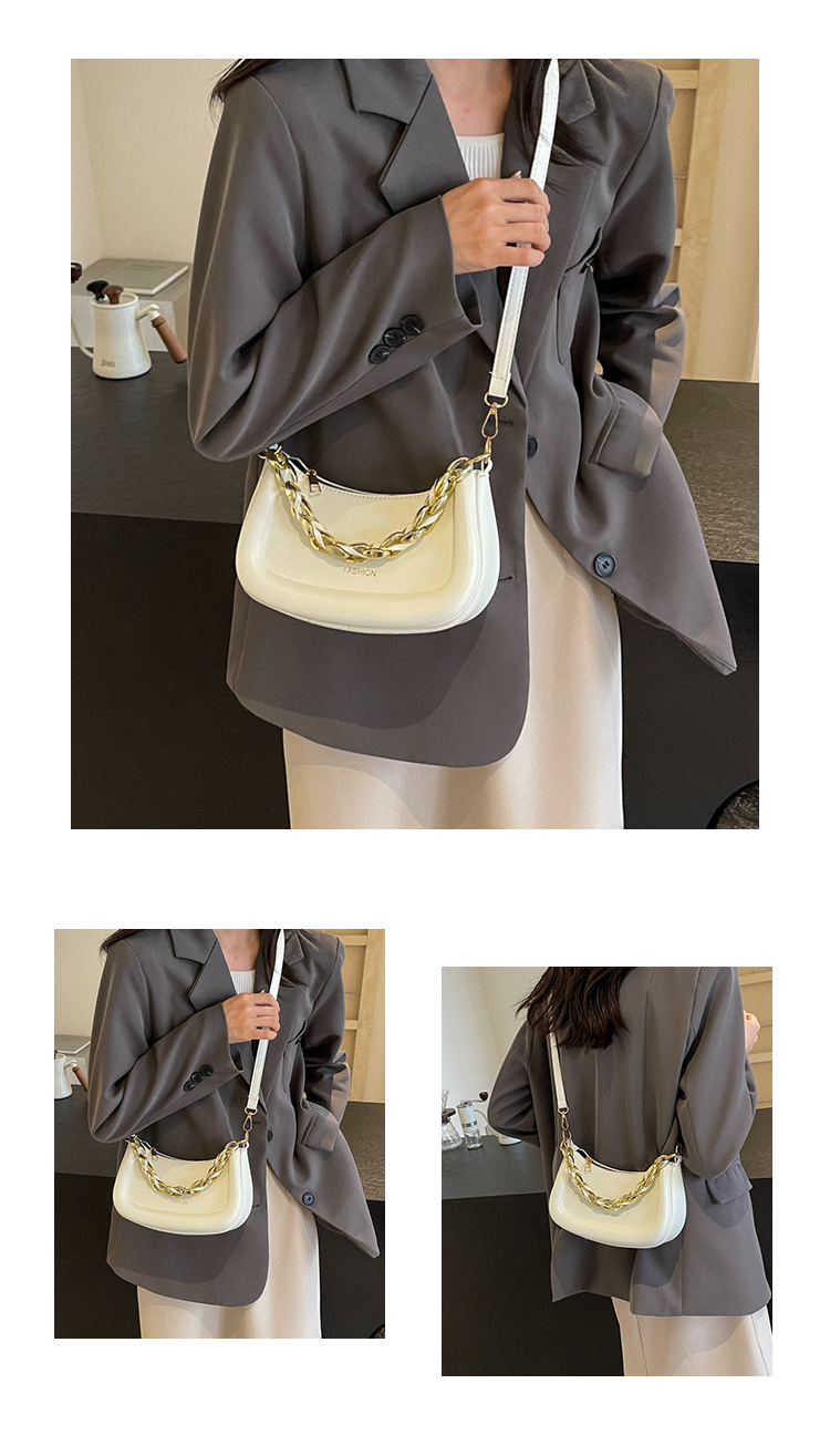 チェーン バッグ 二通り楽しめる金属チェーンショルダーバッグ