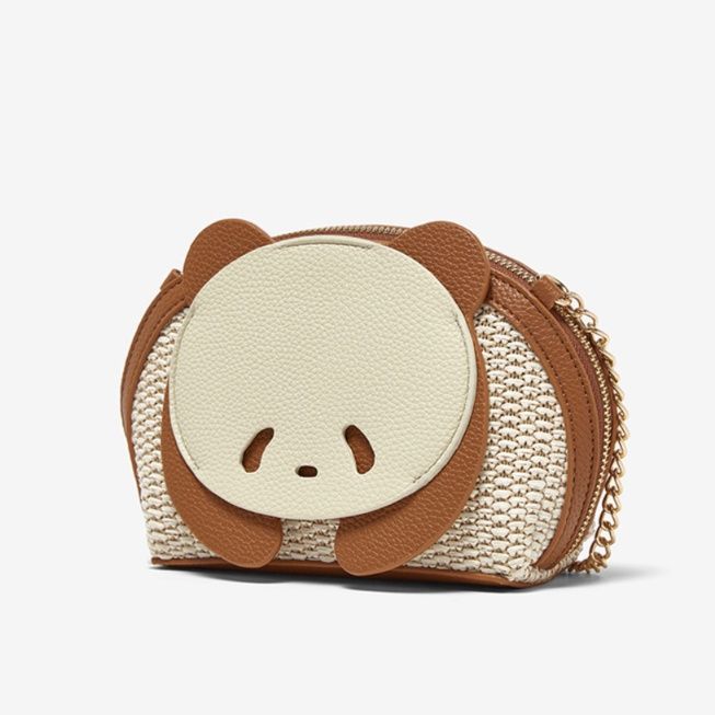 チェーンバッグ ショルダー パンダ型チェーンショルダーバッグ
