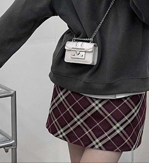 チェーンバッグ ミニ 上品キルティング風ミニショルダー