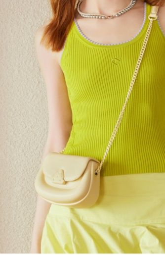 チェーンバッグ ポシェット 三角留め具ミニポシェット