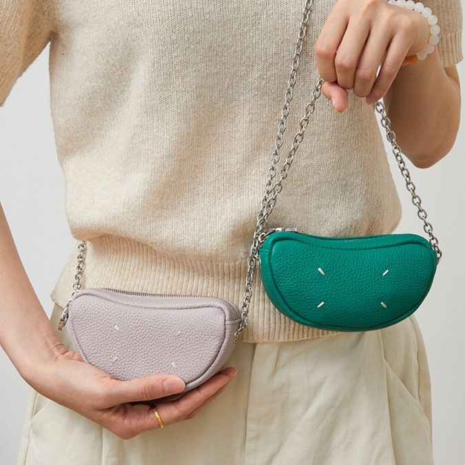 チェーン バッグ ポシェット 半月型チェーンミニポシェット
