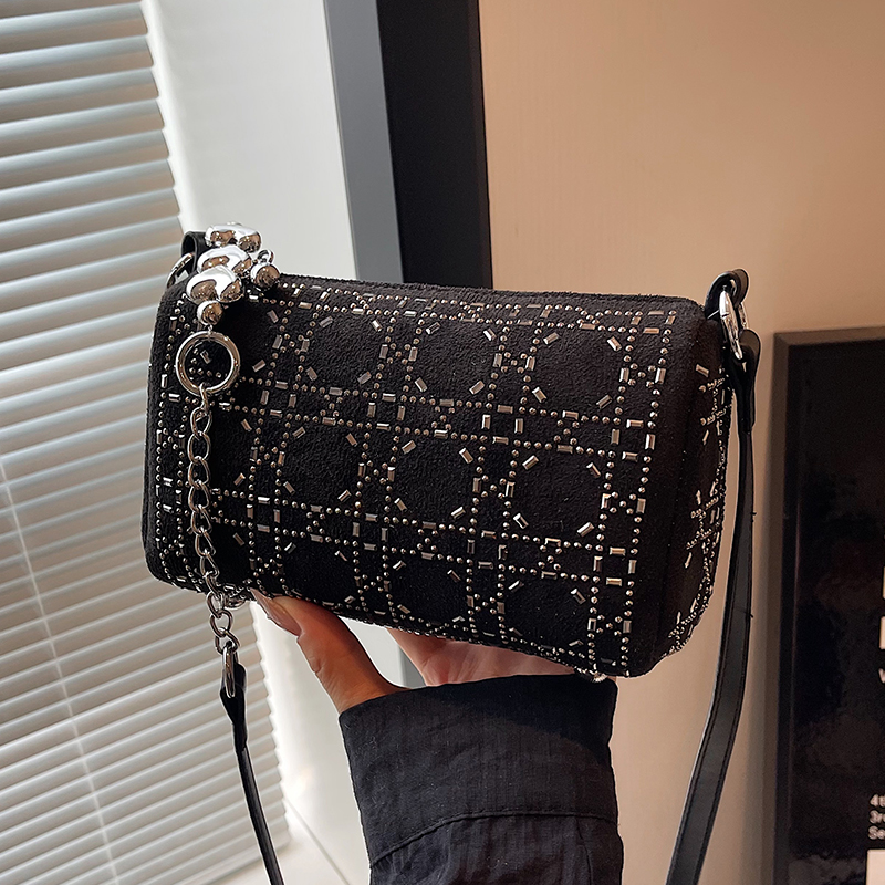 チェーンバッグ ショルダー 幾何学模様チェーンショルダー