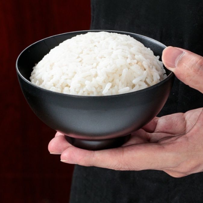 茶碗 艶消し仕上げの漆塗り風ご飯茶碗