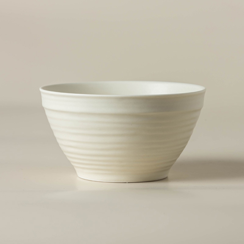 茶碗 手びねり風しのぎ模様のご飯茶碗