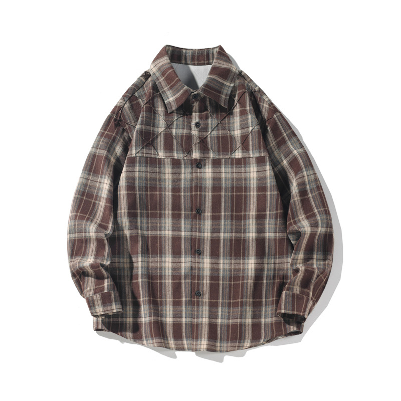 Whim Gazette チェック柄 長袖シャツ SELF MADE】別注チェックシャツ | Whim Gazette(ウィム ガゼット