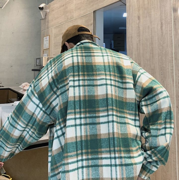 チェックシャツ ふんわり柔らか格子柄シャツ