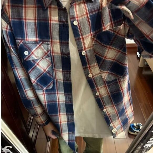 チェックシャツ クラシック格子柄シャツ