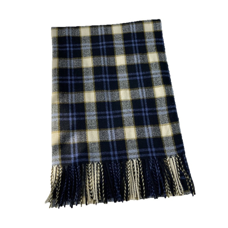 チェック 服 暖かチェック柄マフラー レディース 防寒小物 4色展開