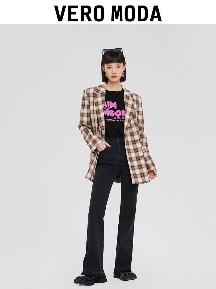 チェック服 チェック柄テーラードジャケット