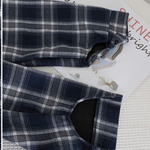 チェック 服 トップスチェック柄フード付きシャツジャケット 