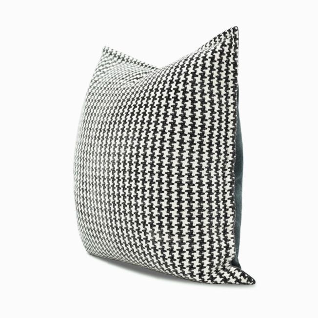 チェック 服 千鳥格子柄クッションカバー