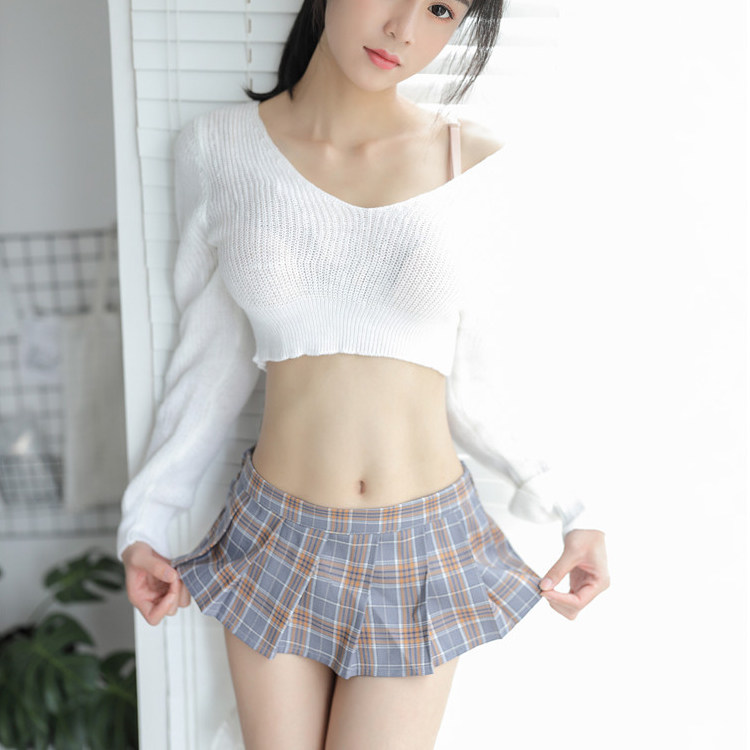 チェック 服 チェック柄プリーツミニスカート