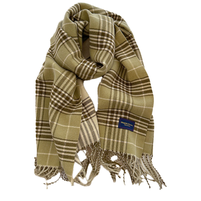 チェック 服 格子柄大判ストール 防寒マフラー 秋冬 カシミア風