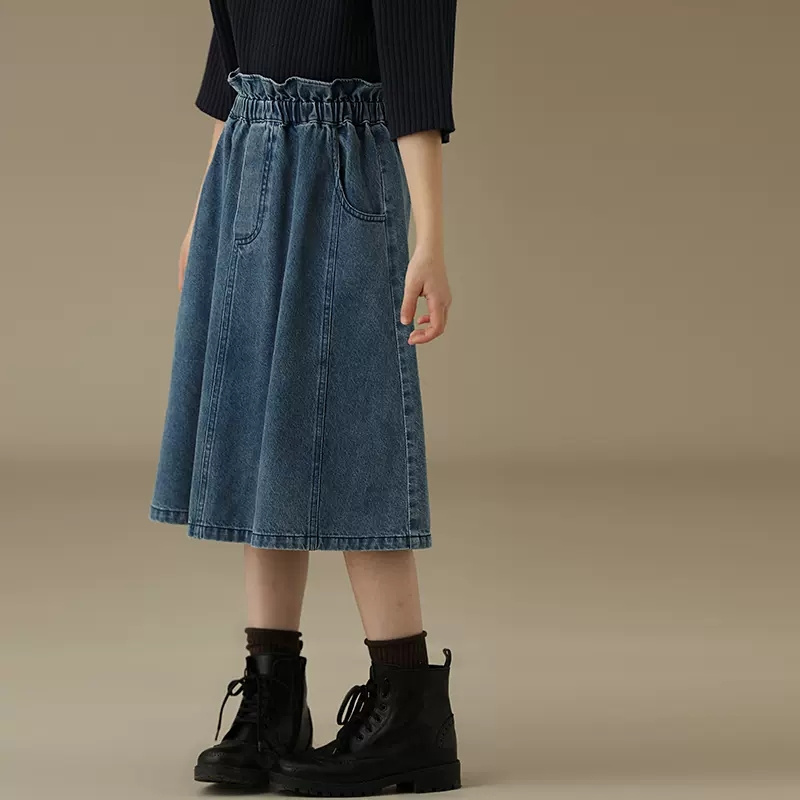 チェック服 女の子用マルチチェック柄フレアスカート
