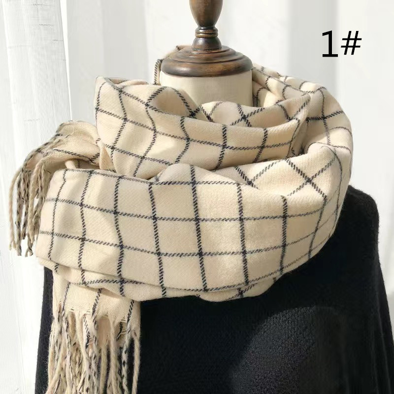 チェック 服 秋冬新作 大判マフラー チェック柄 襟巻き 防寒 厚手