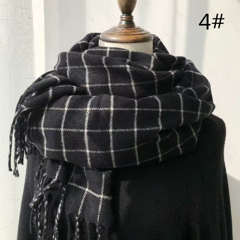 チェック 服 秋冬新作 大判マフラー チェック柄 襟巻き 防寒 厚手