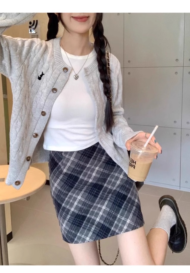 チェックスカート クラシカルチェックミニスカート