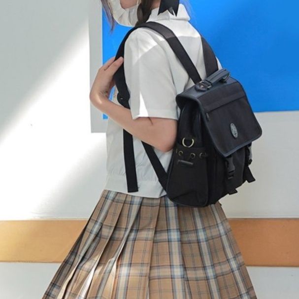 チェックスカート 学院風クラシック格子柄プリーツミニスカート