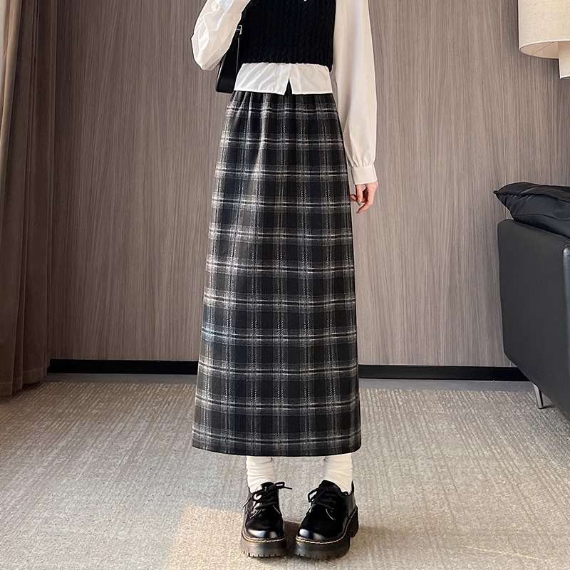 レトロチェックスカート