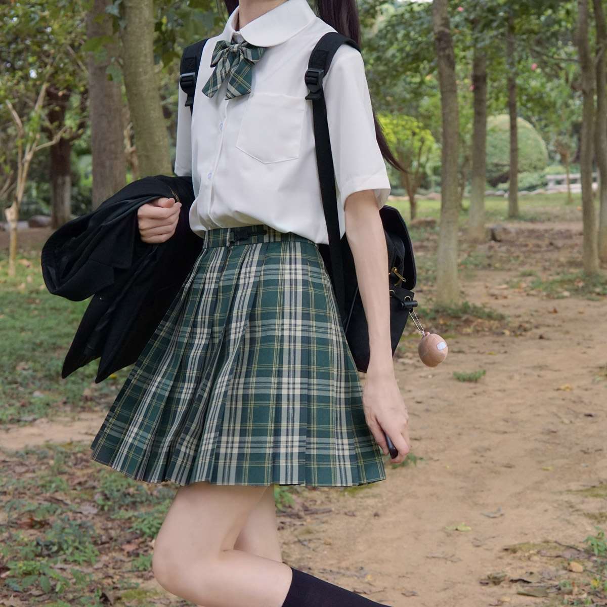 チェックスカート 優美な学生風チェックプリーツスカート