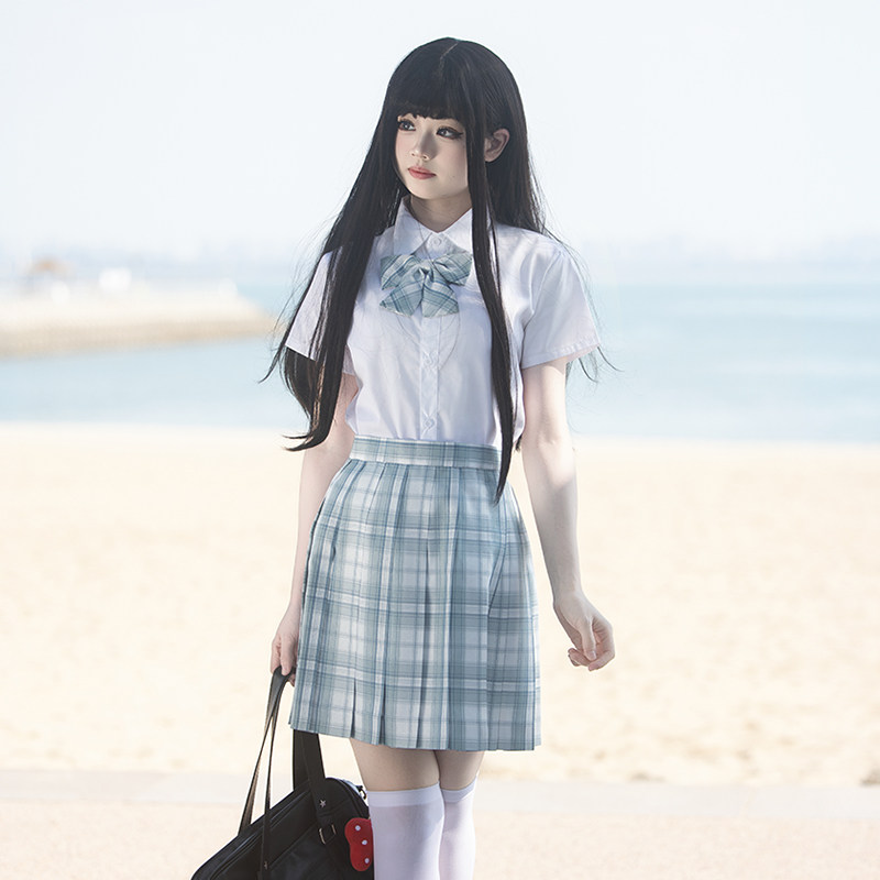 チェックスカート 学院風タータン柄プリーツスカート