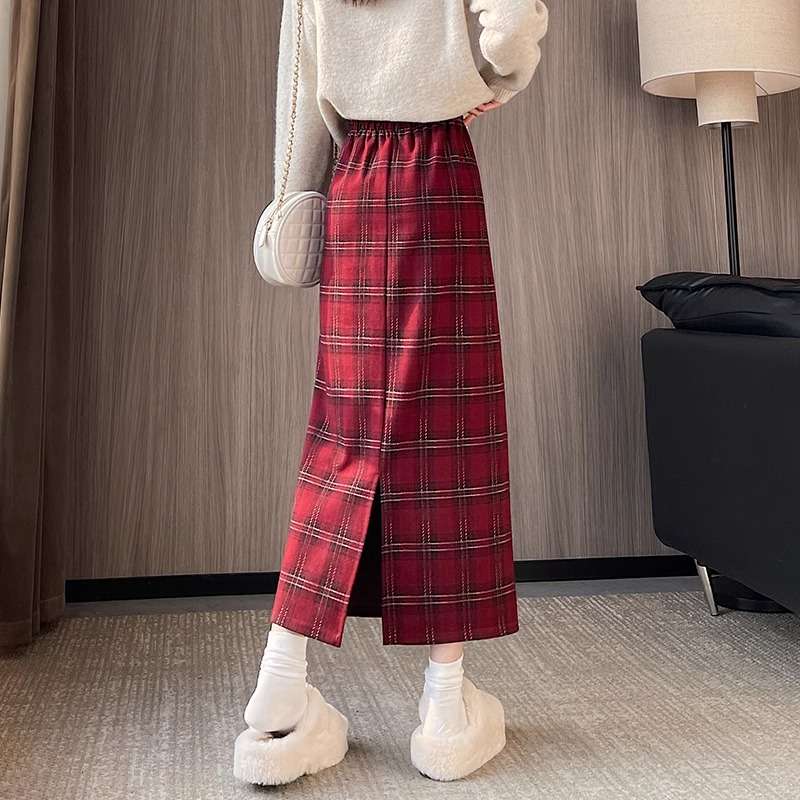 レトロチェックスカート