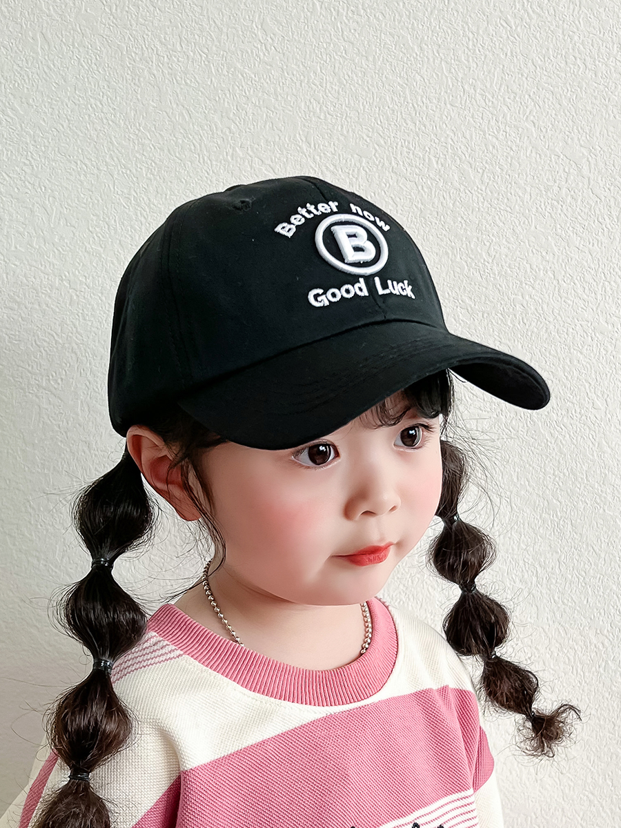 キッズ帽子 かわいい文字入り子供用スポーツキャップ