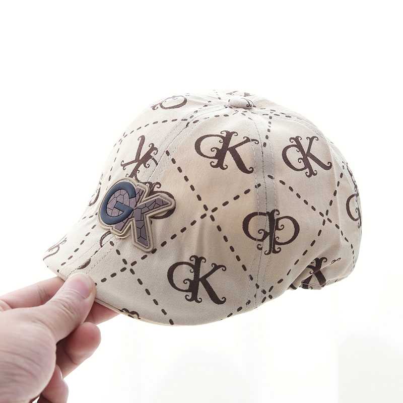 キッズ帽子 モノグラム風キッズキャスケット