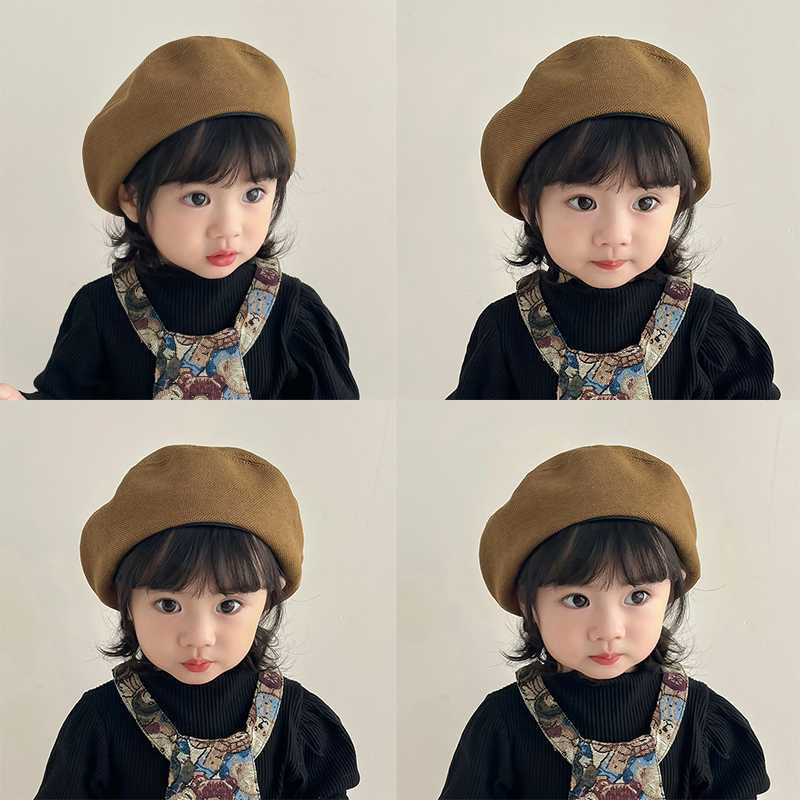 キッズ 帽子 やわらかフォルムベレー帽｜季節問わず使える万能キッズベレー 