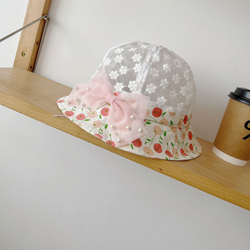 キッズ帽子 花と実りのあそびバケットハット