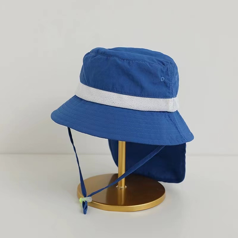 キッズ帽子 あご紐付き バケットハット