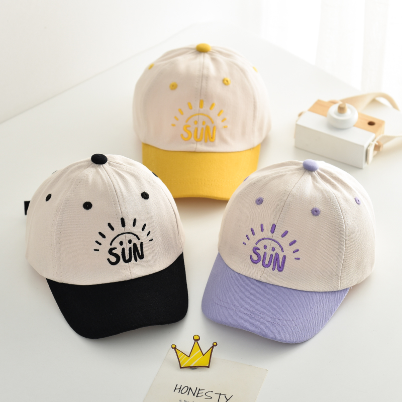 キッズ帽子 SMILE SUNキャップ