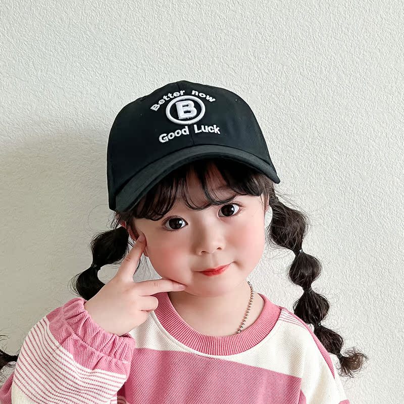 キッズ帽子 かわいい文字入り子供用スポーツキャップ