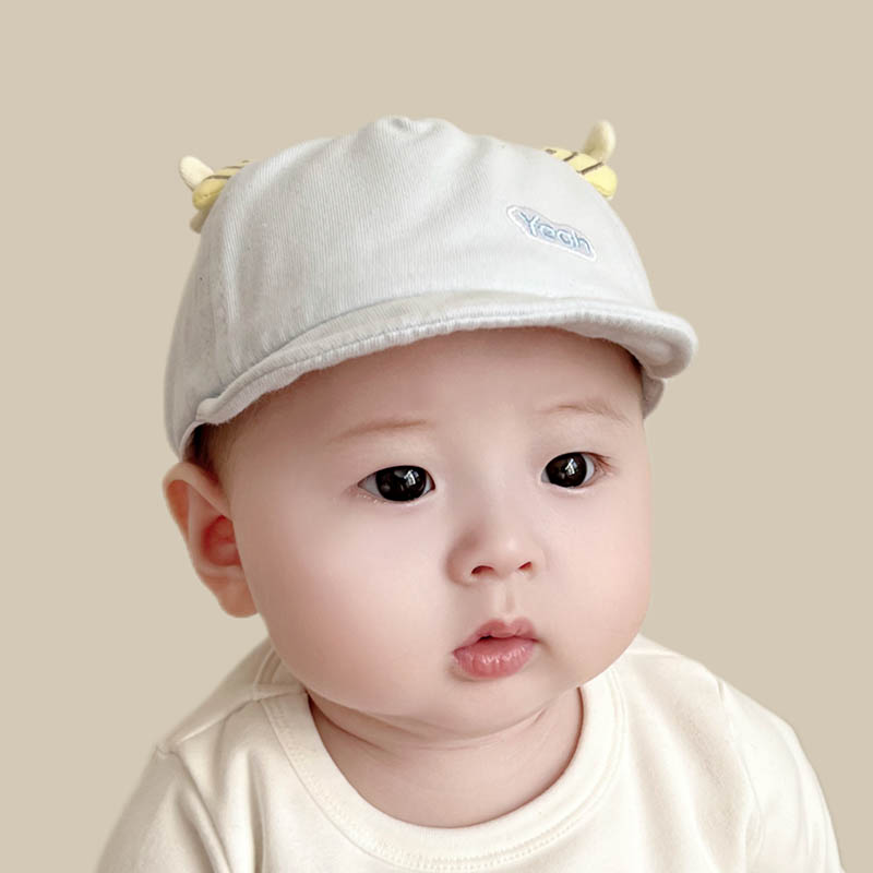 キッズ帽子 ふわふわ小耳付き 赤ちゃん用キャップ