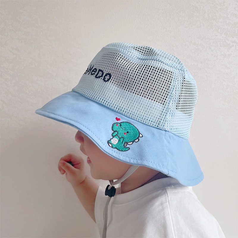 キッズ帽子 メッシュ通気性バケットハット