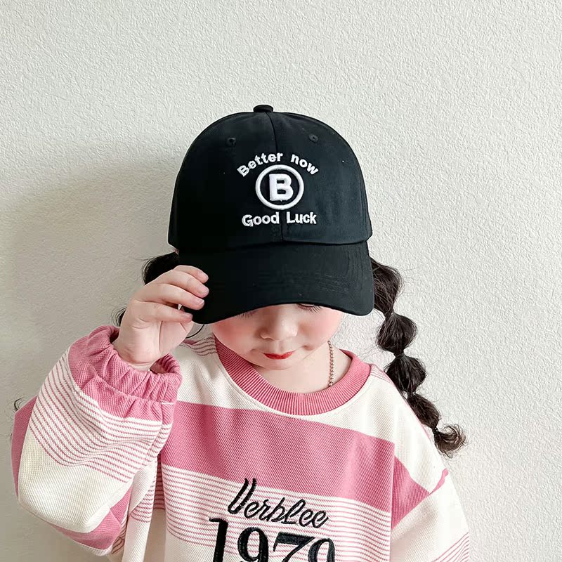 キッズ帽子 かわいい文字入り子供用スポーツキャップ