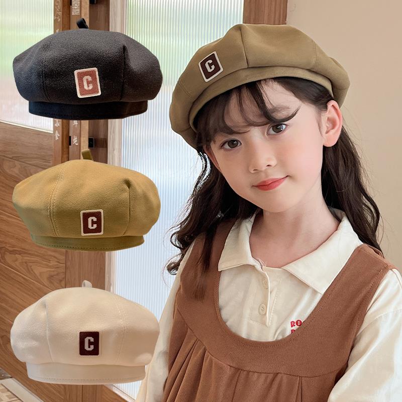 キッズ帽子 お出かけ上品キャスケット