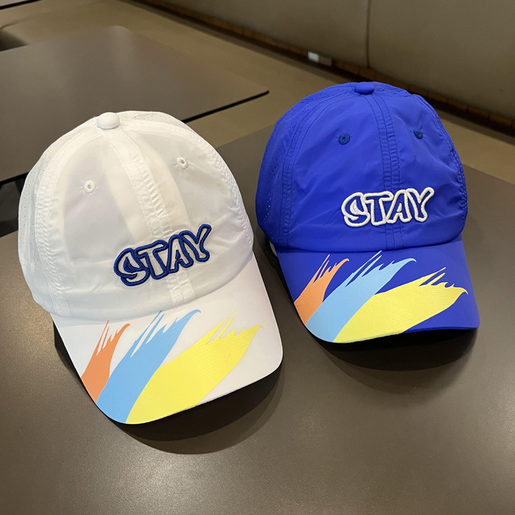 キッズ帽子 お洒落ロゴ入り ブラッシュキャップ