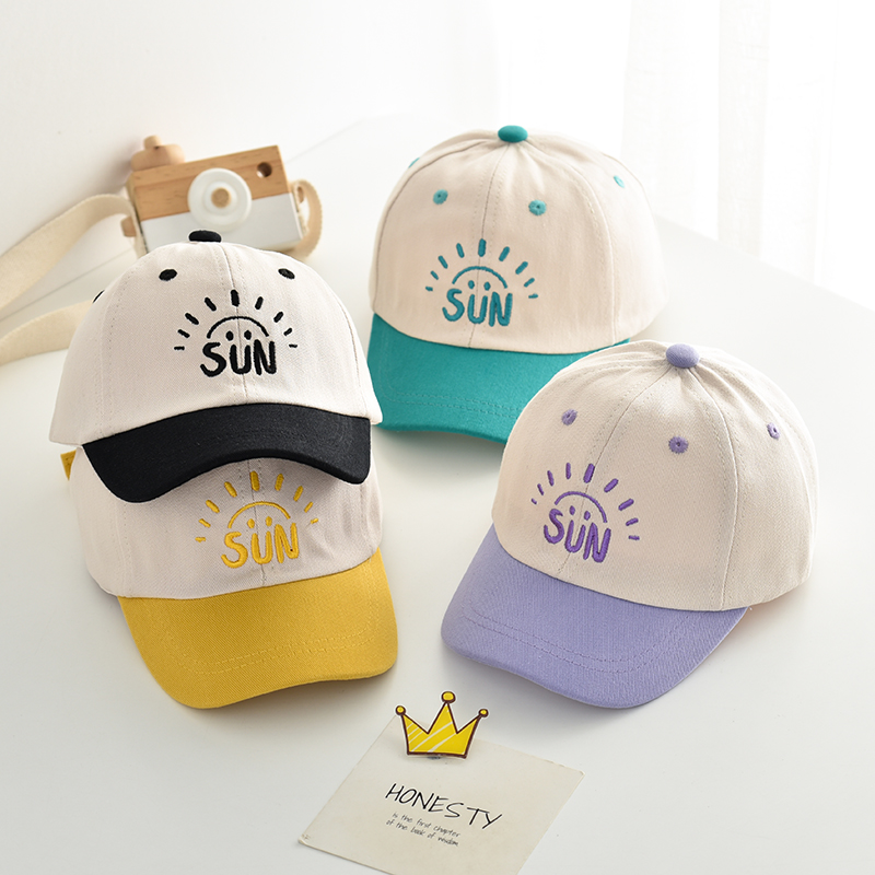 キッズ帽子 SMILE SUNキャップ