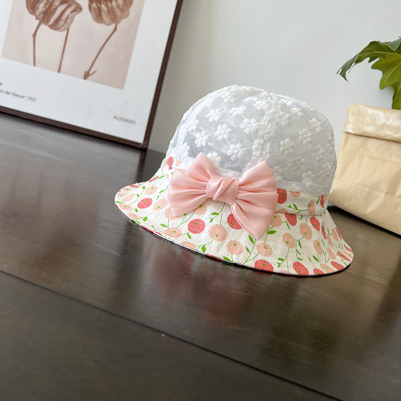 キッズ帽子 花と実りのあそびバケットハット