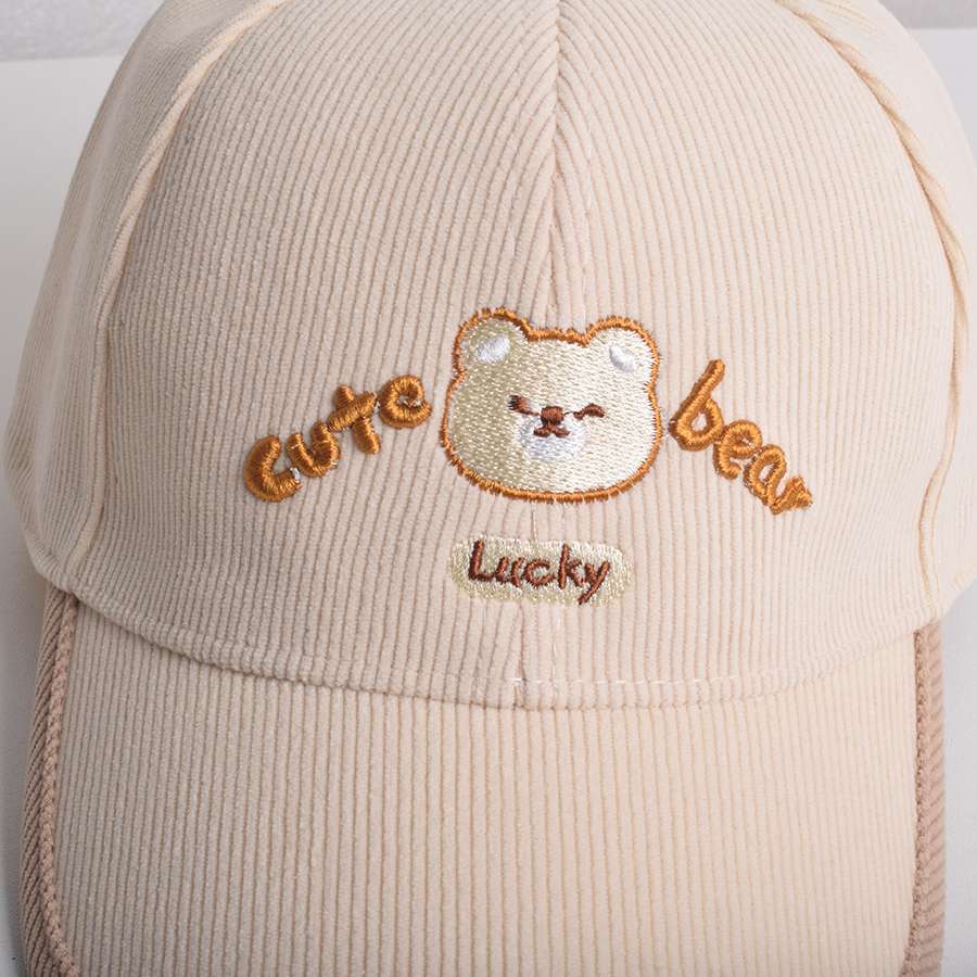 キッズ帽子 Cute bearくまさんLucky帽子