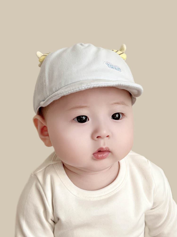 キッズ帽子 ふわふわ小耳付き 赤ちゃん用キャップ