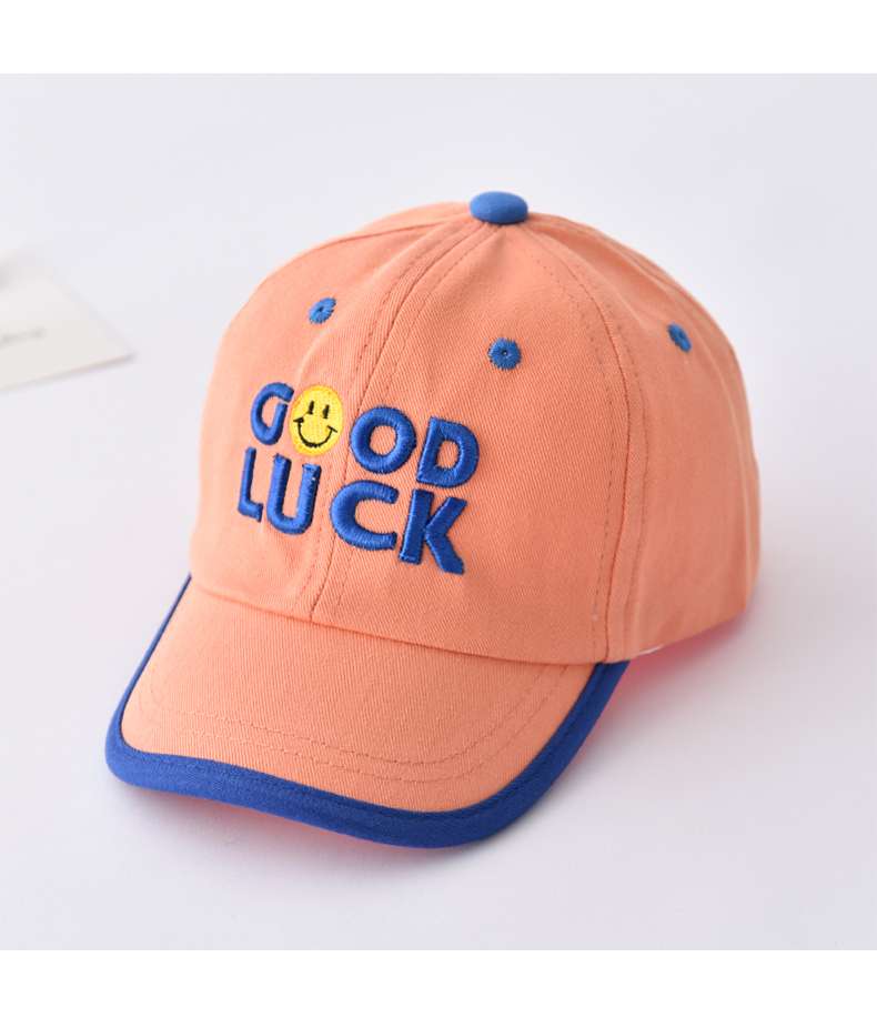 キッズ帽子 「GOOD LUCK」微笑みキッズキャップ